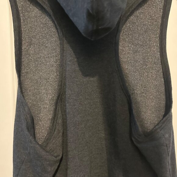 Victoria Sport Sleeveless Hoodie Charcoal Heather XL/XXL - Picture 6 of 9